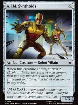 A.I.M. Synthoids (MSH-242) - Marvel Super Heroes