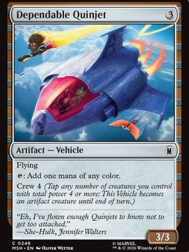Dependable Quinjet (MSH-246) - Marvel Super Heroes