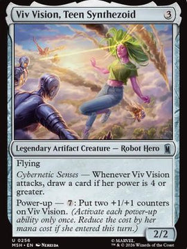 Viv Vision, Teen Synthezoid (MSH-256) - Marvel Super Heroes