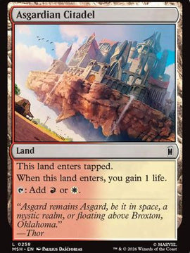 Asgardian Citadel (MSH-258) - Marvel Super Heroes