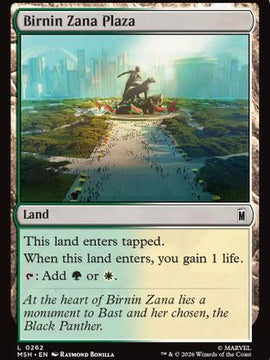 Birnin Zana Plaza (MSH-262) - Marvel Super Heroes