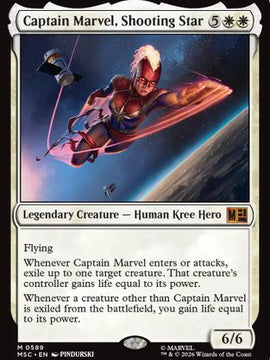 Captain Marvel, Shooting Star (MSC-589) - Commander: Marvel Super Heroes