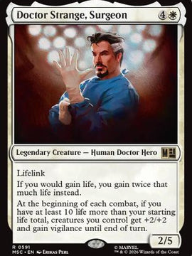 Doctor Strange, Surgeon (MSC-591) - Commander: Marvel Super Heroes Foil