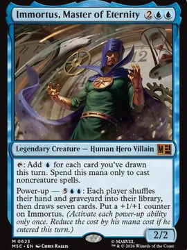 Immortus, Master of Eternity (MSC-623) - Commander: Marvel Super Heroes Foil