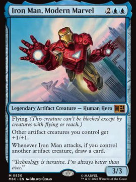 Iron Man, Modern Marvel (MSC-830) - Commander: Marvel Super Heroes