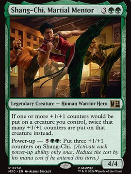 Shang-Chi, Martial Mentor (MSC-732) - Commander: Marvel Super Heroes