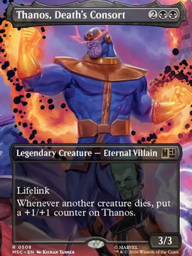 Thanos, Death's Consort (Extended Art) (MSC-508) - Commander: Marvel Super Heroes
