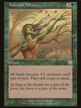 Natural Affinity (MMQ-260) - Mercadian Masques