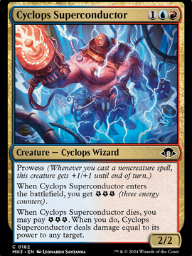 Cyclops Superconductor (MH3-182) - Modern Horizons 3 Foil