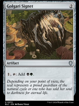 Golgari Signet (BLC-272) - Bloomburrow Commander