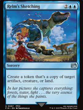 Relm's Sketching (FIN-067) - FINAL FANTASY Foil