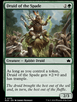 Druid of the Spade (BLB-170) - Bloomburrow Foil