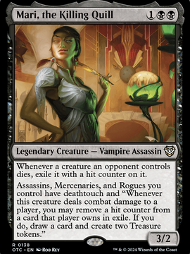Mari, the Killing Quill (OTC-138) - Outlaws of Thunder Junction Commander