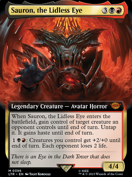 Sauron, the Lidless Eye (LTR-396) - The Lord of the Rings: Tales of Middle-earth: (Extended Art)