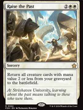 Raise the Past (FDN-022) - Foundations Foil