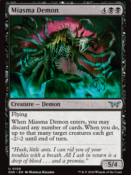 Miasma Demon (DSK-109) - Duskmourn: House of Horror