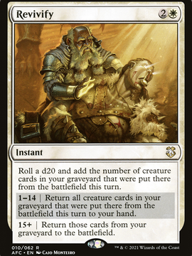 Revivify (AFC-010) - Forgotten Realms Commander