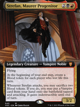 Strefan, Maurer Progenitor (VOC-040) - Crimson Vow Commander: (Extended Art)