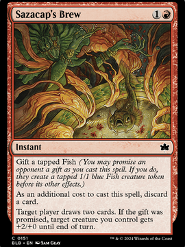 Sazacap's Brew (BLB-151) - Bloomburrow Foil