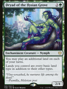 Dryad of the Ilysian Grove (THB-169) - Theros Beyond Death: (enchantment)
