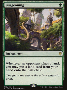 Burgeoning (C16-143) - Commander 2016