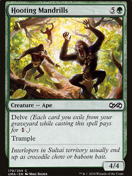 Hooting Mandrills (UMA-170) - Ultimate Masters Foil