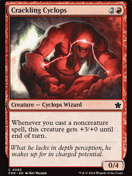 Crackling Cyclops (FDN-083) - Foundations Foil