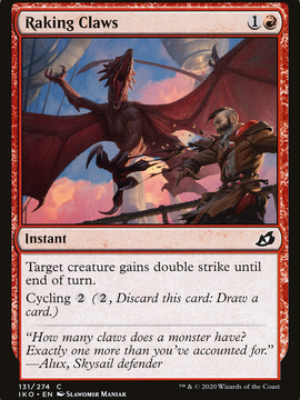 Raking Claws (IKO-131) - Ikoria: Lair of Behemoths
