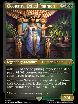 Cleopatra, Exiled Pharaoh (ACR-233) - Assassin's Creed Etched Foil