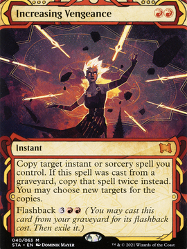 Increasing Vengeance (STA-040) - Strixhaven Mystical Archive: (Showcase) (Borderless)