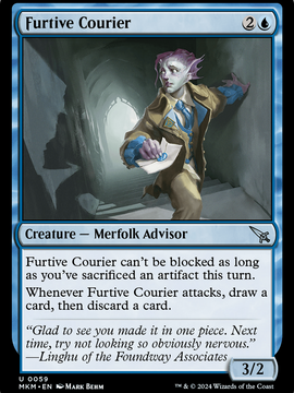 Furtive Courier (MKM-059) - Murders at Karlov Manor