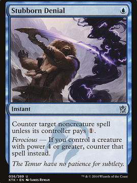Stubborn Denial (KTK-056) - Khans of Tarkir