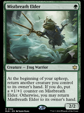 Mistbreath Elder (PBLB-184P) - Bloomburrow Promos
