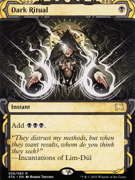 Dark Ritual (STA-026) - Strixhaven Mystical Archive: (Showcase) (Borderless)
