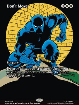 Don't Move (Borderless) (MAR-043) - Marvel Universe Eternal-Legal Foil