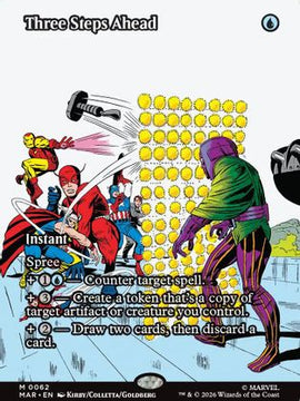 Three Steps Ahead (Borderless) (MAR-062) - Marvel Universe Eternal-Legal