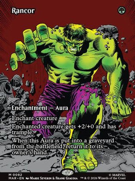 Rancor (Borderless) (MAR-082) - Marvel Universe Eternal-Legal