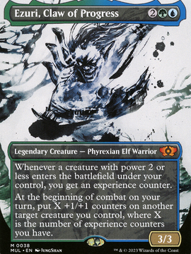 Ezuri, Claw of Progress (MUL-038) - Multiverse Legends: (Showcase) (Borderless)