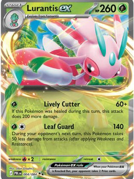 Lurantis ex - 004/084 4 - ME05 Pitch Black Holofoil