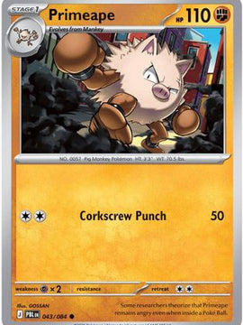 Primeape 43 - ME05 Pitch Black