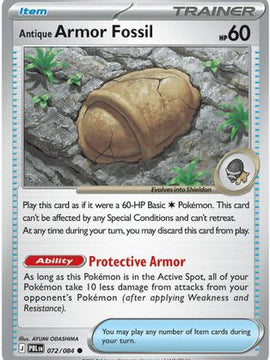Antique Armor Fossil 72 - ME05 Pitch Black