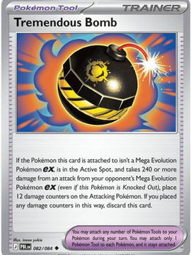 Tremendous Bomb - 082/084 82 - ME05 Pitch Black