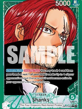 Shanks (020) (Alternate Art) (OP17-020) - The World's Strongest Warriors Foil