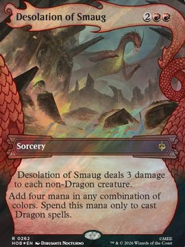 Desolation of Smaug (Showcase) (Surge Foil) (HOB-262) - The Hobbit Foil