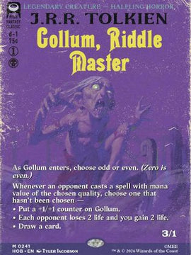 Gollum, Riddle Master (Borderless) (HOB-241) - The Hobbit