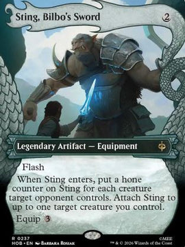 Sting, Bilbo's Sword (Showcase) (HOB-237) - The Hobbit Foil