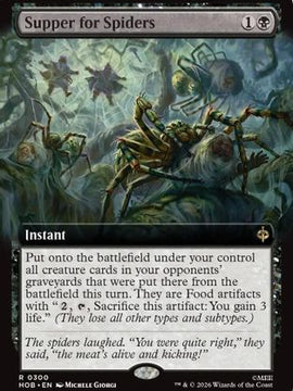 Supper for Spiders (Extended Art) (HOB-300) - The Hobbit Foil