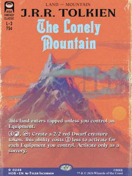 The Lonely Mountain (Borderless) (HOB-248) - The Hobbit