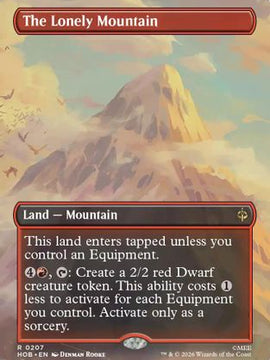 The Lonely Mountain (Borderless) (0207) (HOB-207) - The Hobbit