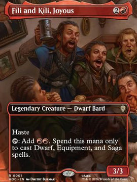 Fili and Kili, Joyous (Borderless) (HOC-001) - The Hobbit: Eternal-Legal
